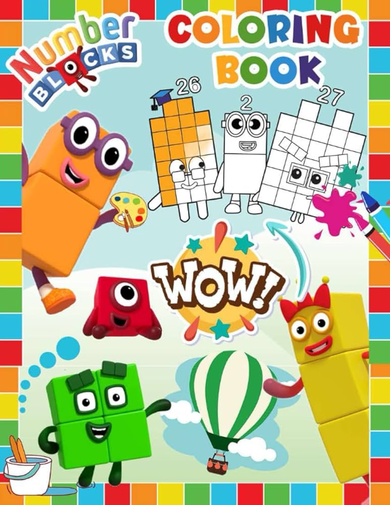 My first number blocks color book great numbercoloring book for kids coloring pages jamie osullivans book books