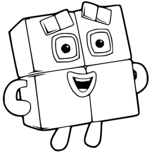 Numberblocks coloring pages printable for free download