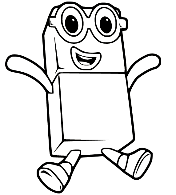 Numberblocks coloring pages printable for free download