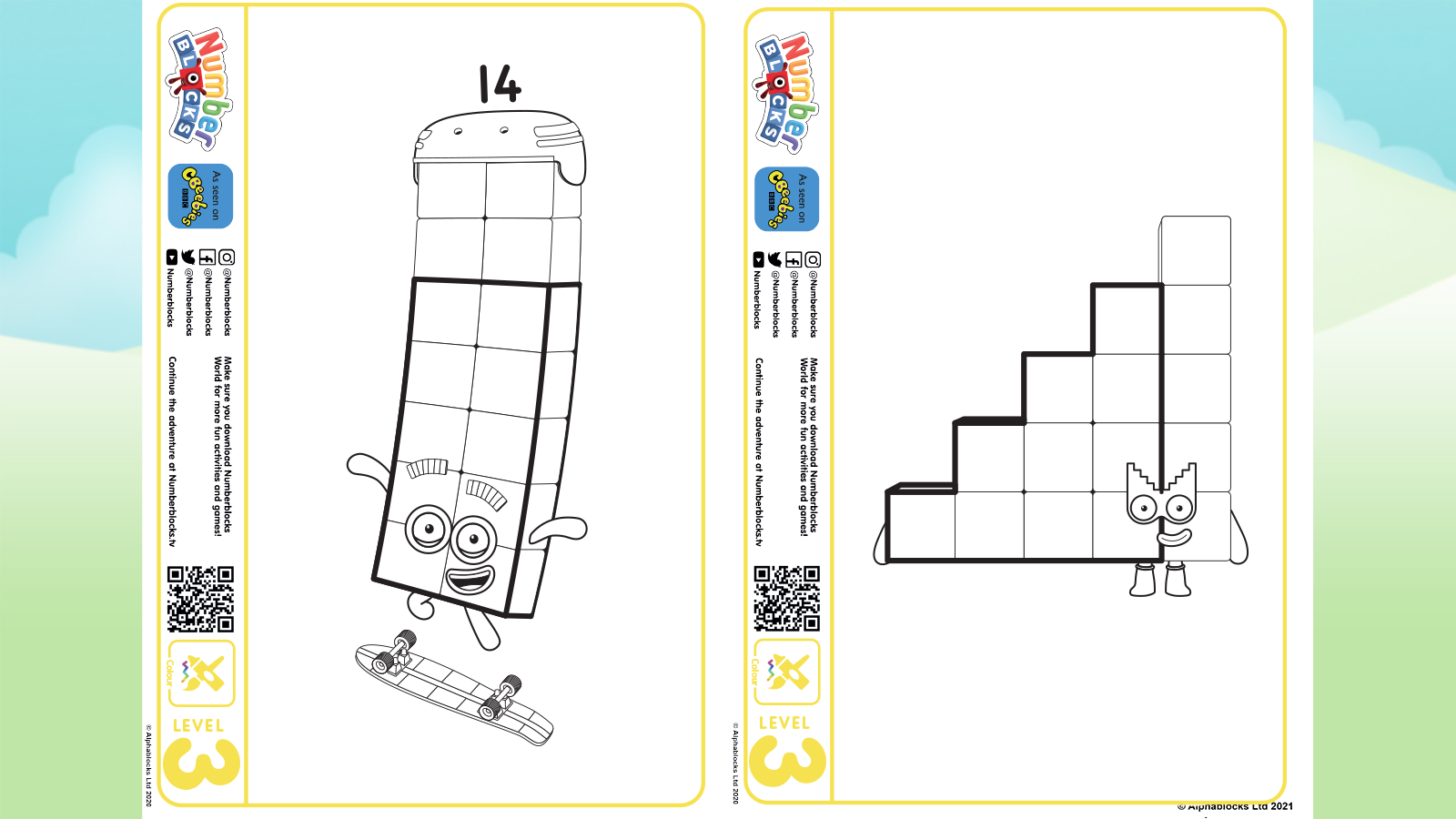 Numberblocks activities level