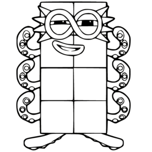 Numberblocks coloring pages printable for free download