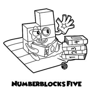 Numberblocks coloring pages printable for free download