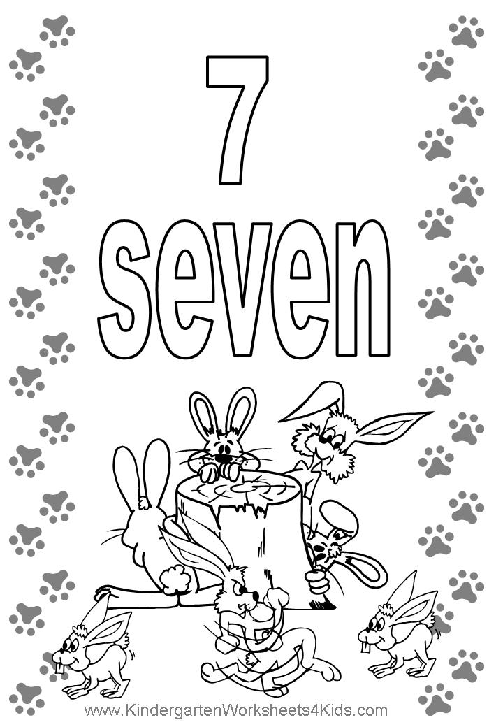 Number coloring pages