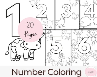 Printable numbers coloring pages coloring page preschool activities prek worksheets homeschool printable preschool sheets