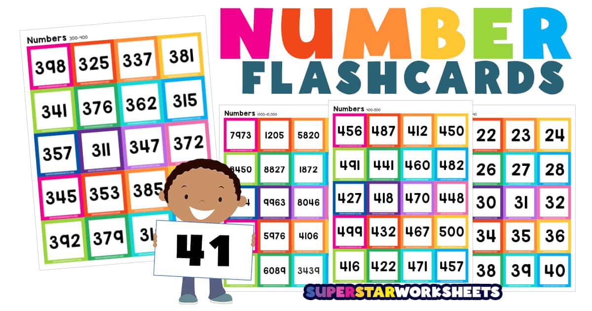 Number flashcards