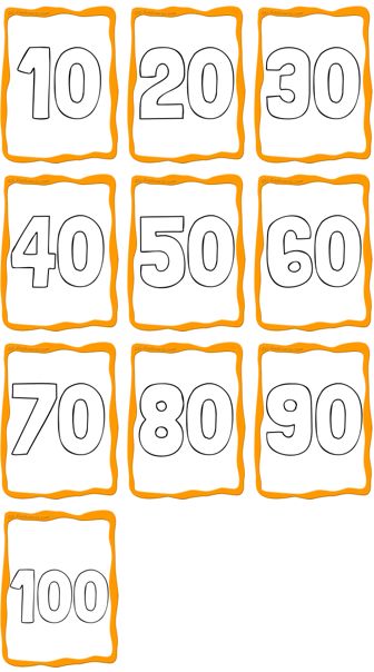Preview numbers to printable flash cards free printable numbers numbers for kids