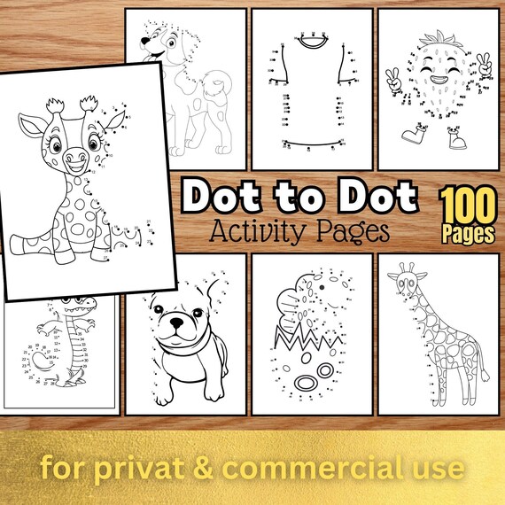 Dot to dot pages no coloring pages kids and toddlers connect the dots dot