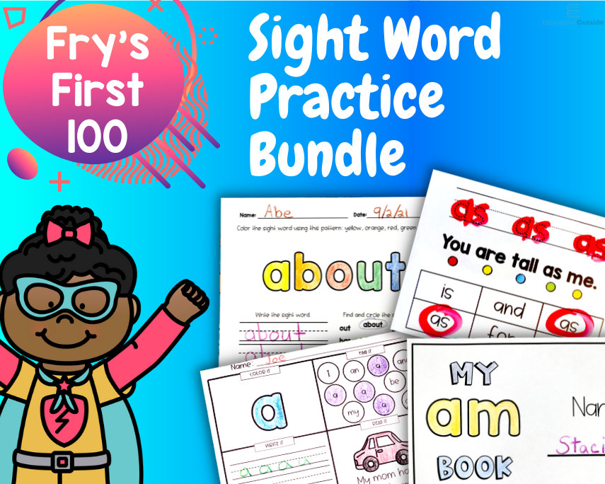 Pages mega bundle frys first sight words coloring pages playdough mats teaching resources daycare printable activity mat