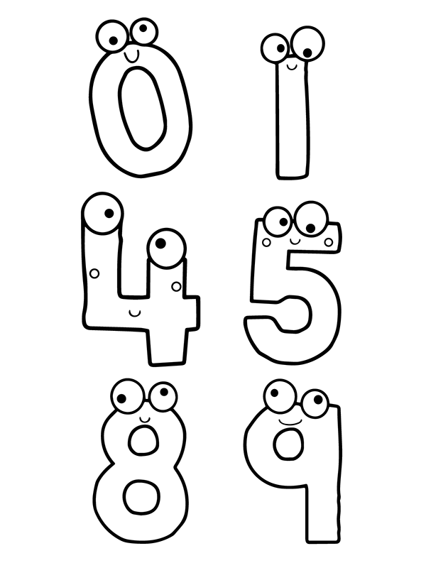 Number lore coloring pages printable for free download