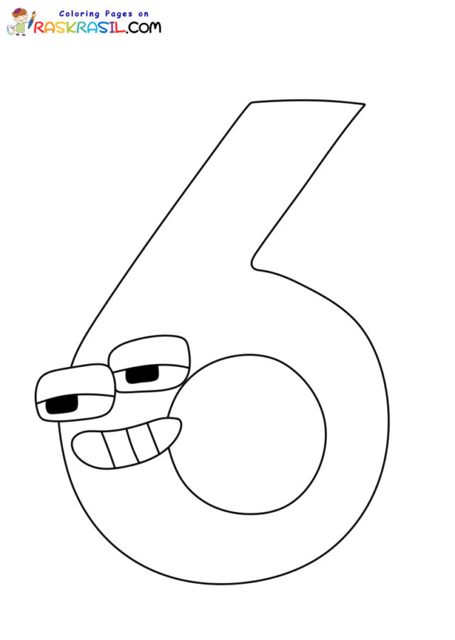 Numbers lore coloring pages