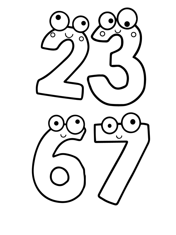 Number lore coloring pages printable for free download