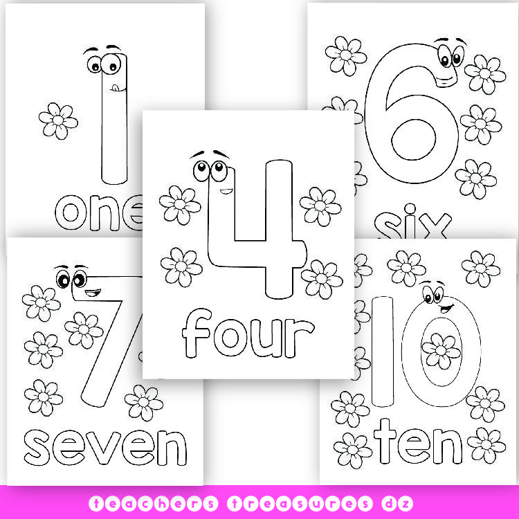 Infants â numbers printable coloring page edit this product