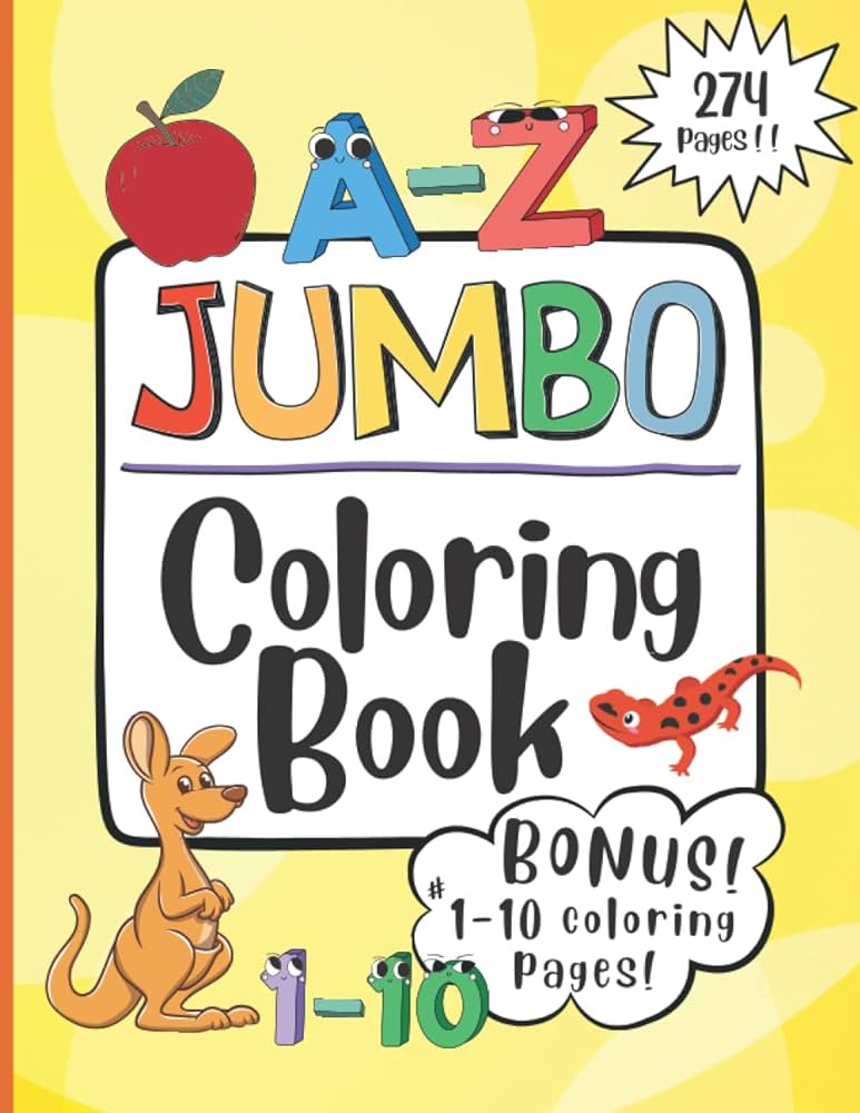 Jumbo coloring book a