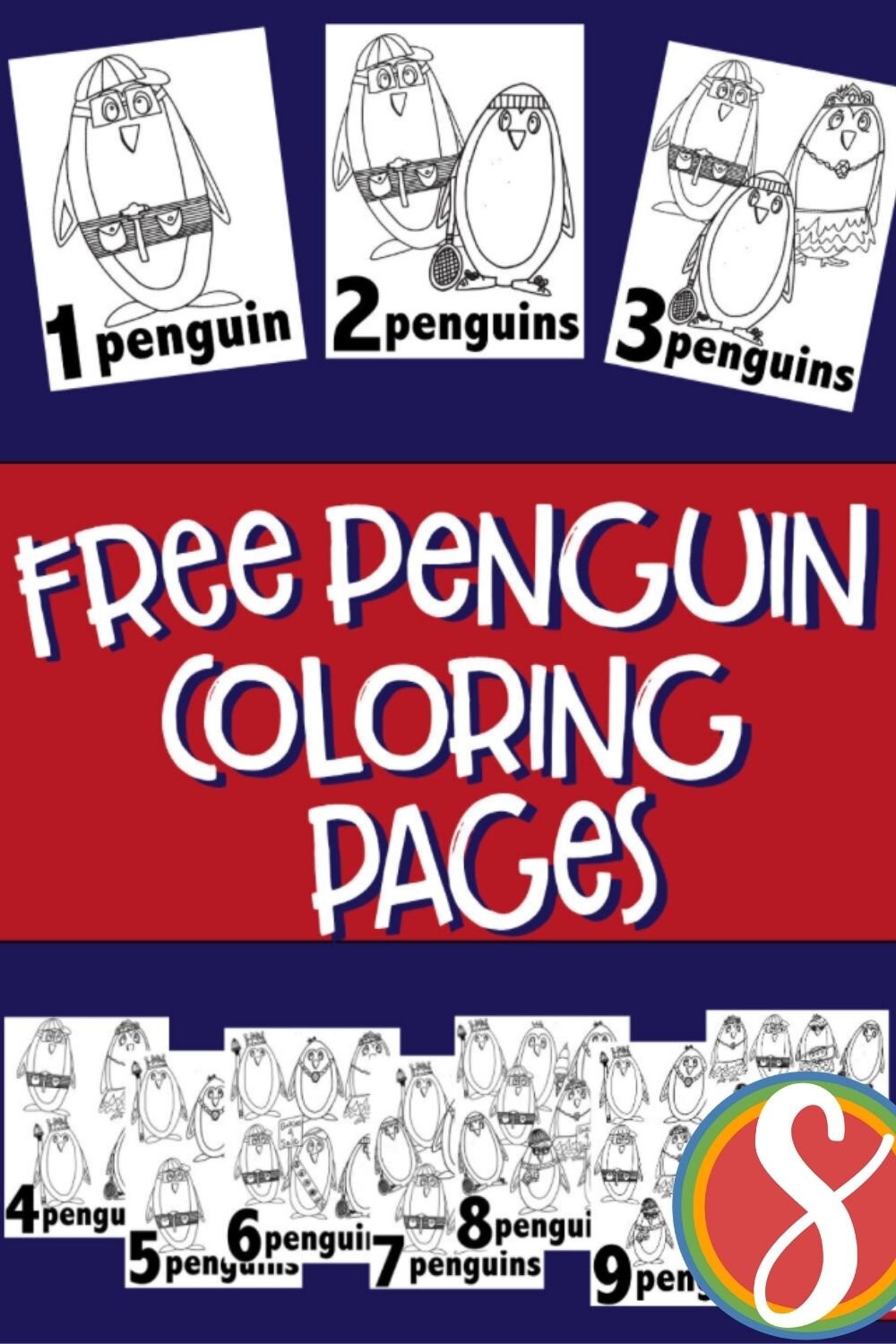 Penguin s coloring pages â stevie doodles