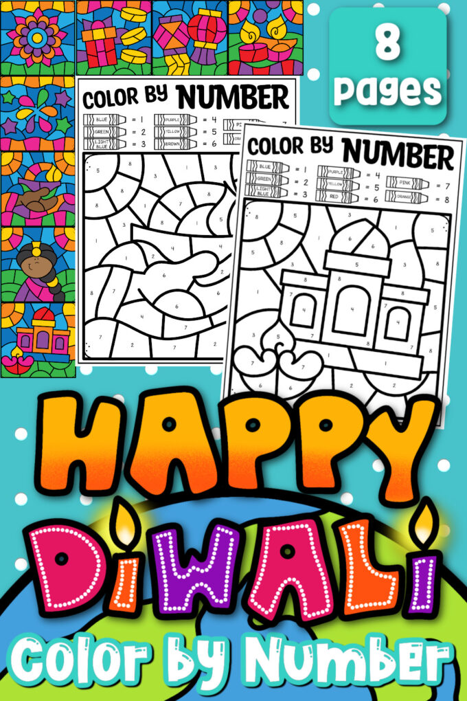 Free color by number printables