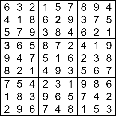 Solutions for sudoku and medium