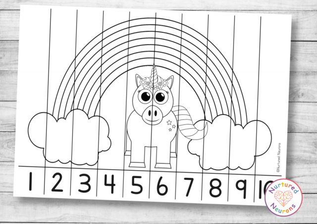 Unicorn number sequencing puzzle