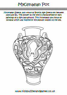 Mycenaean pot information page
