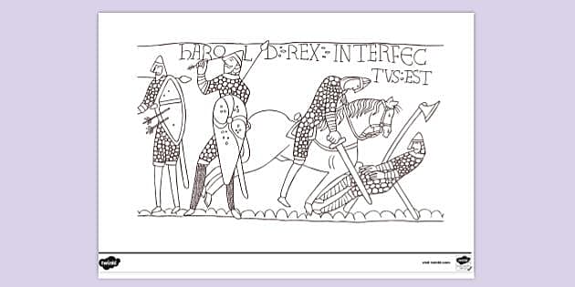 Bayeux tapestry louring sheet history