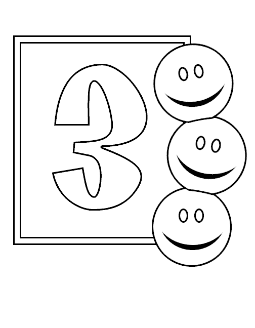 Numbers for children three