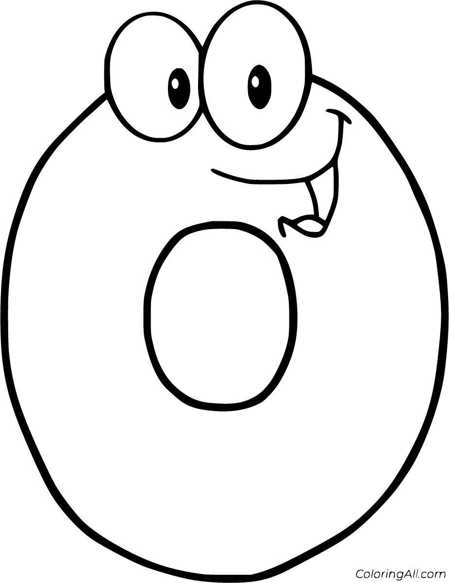 Number coloring pages