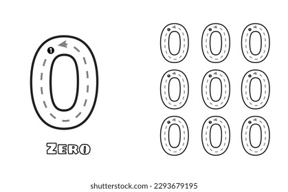 Tracing zero images stock photos d objects vectors