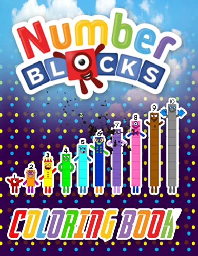 Numberblocks coloring book numberblocks to