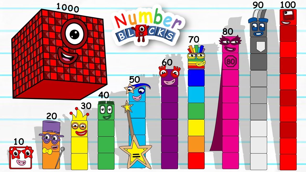 Nuberblocks learn to count by ten