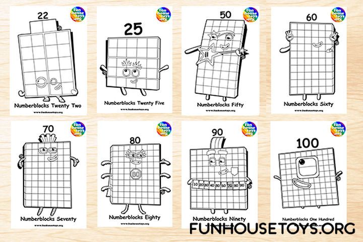 Fun house toys numberblocks kindergarten worksheets free printables sight words printables free preschool printables