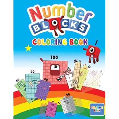 Numberblocks coloring book numberblocks