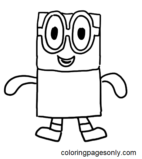 Numberblocks coloring pages printable for free download