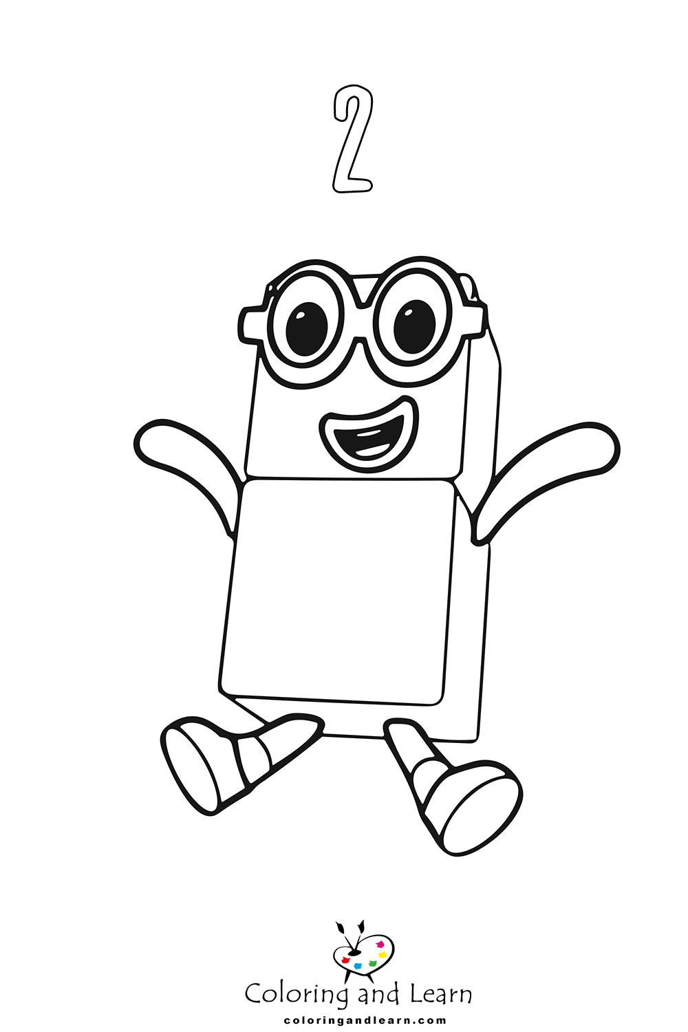 Numberblocks coloring pages