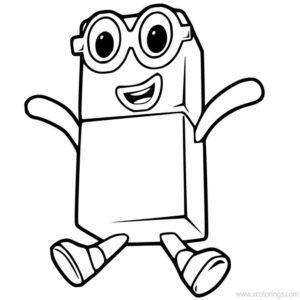 Numberblocks coloring pages and