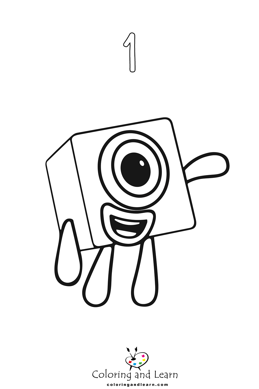 Numberblocks coloring pages