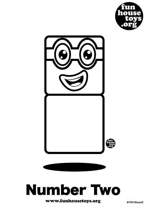 Numberblocks two printable coloring page coloring pages fun printables for kids printable coloring pages