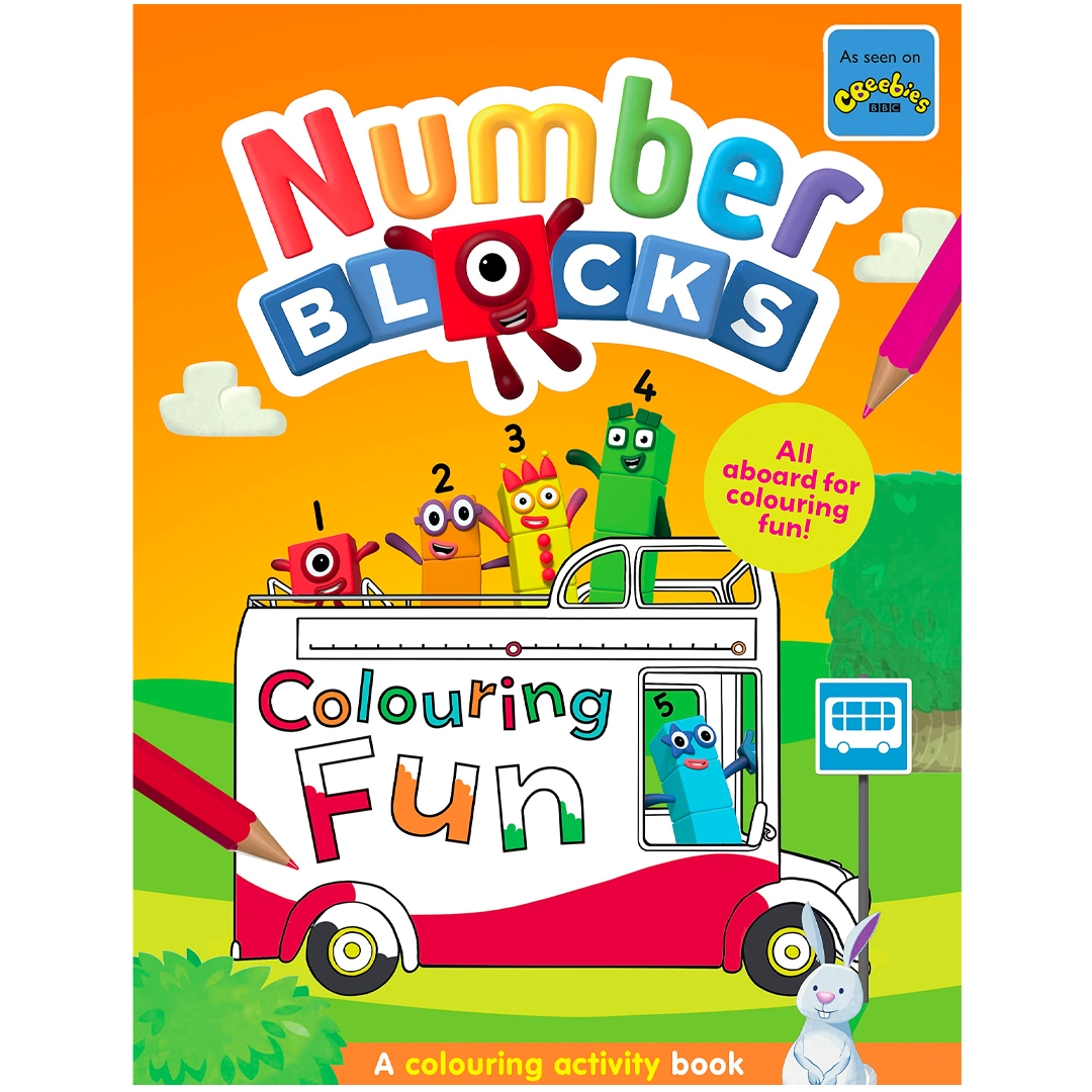 Numberblocks colouring fun a colouring activity book â blocks shop