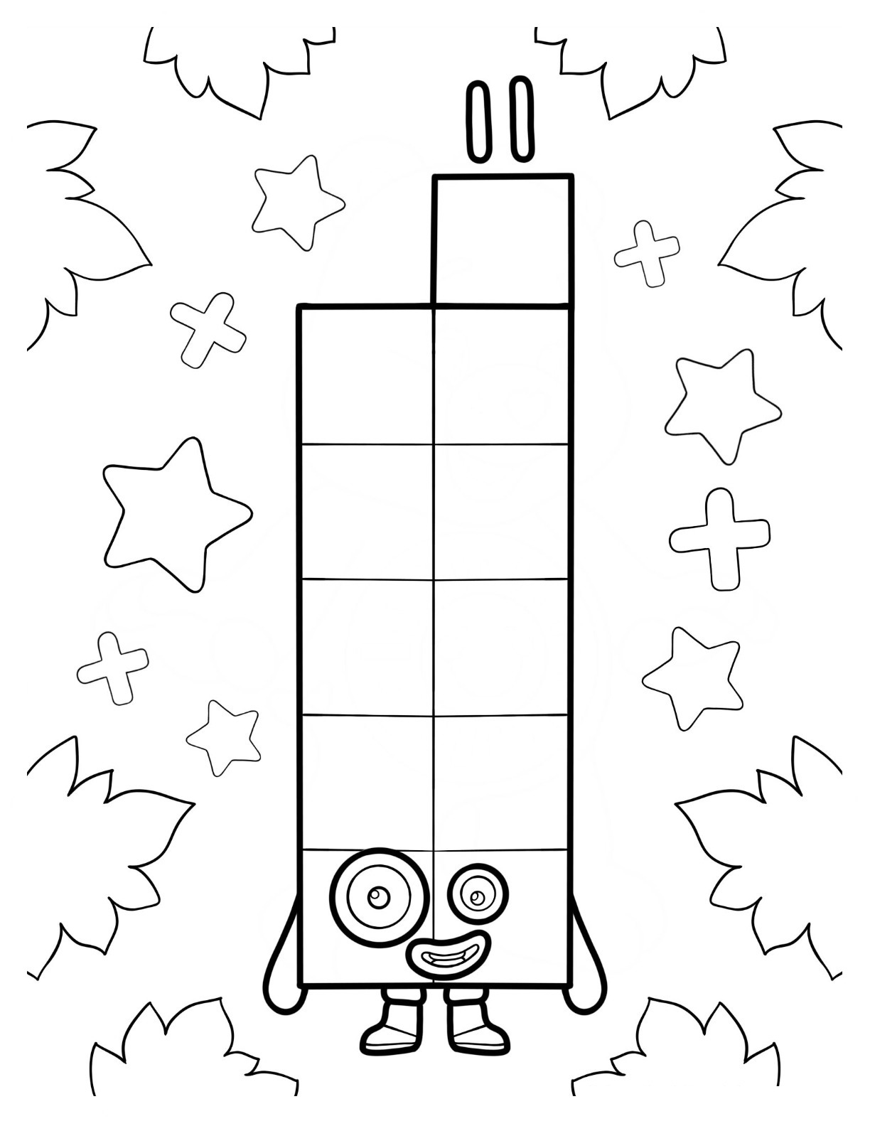 Numberblocks coloring pages by coloringpageswk on