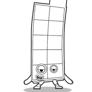 Numberblocks coloring pages printable for free download