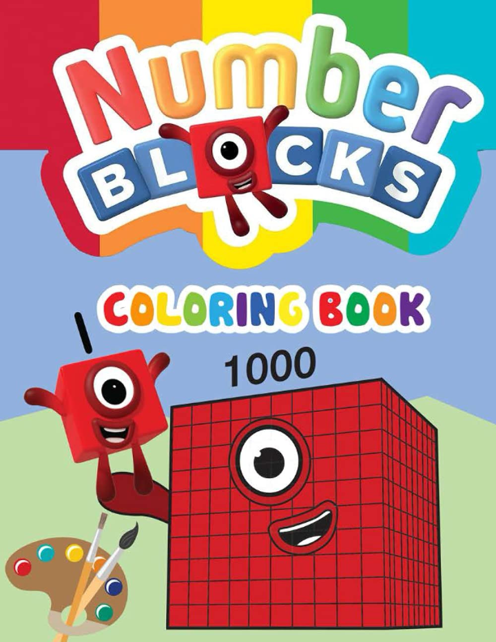 Numberblocks coloring book numberblocks to