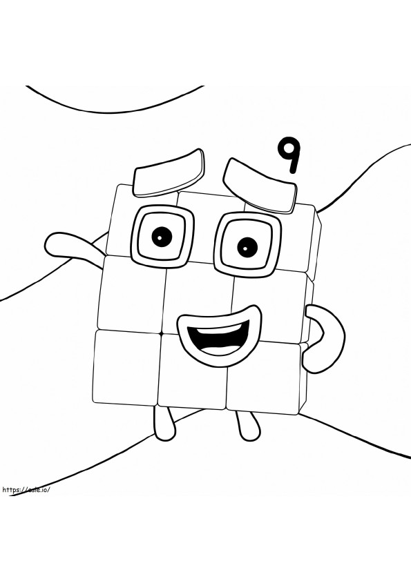 Numberblocks coloring pages