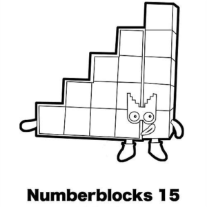 Numberblocks coloring pages printable for free download