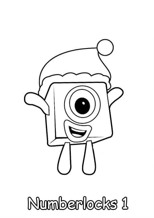 Numberblocks coloring pages