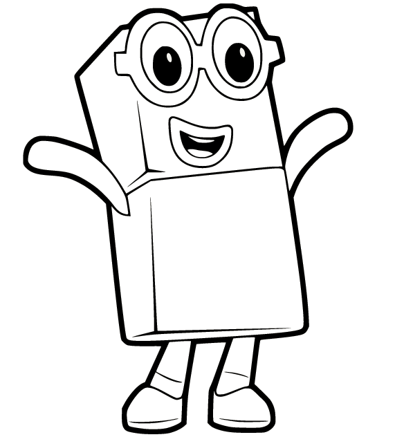 Numberblocks coloring pages printable for free download