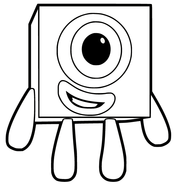 Numberblocks coloring pages printable for free download