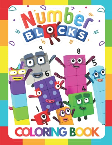 Buy numberblocks coloring book high