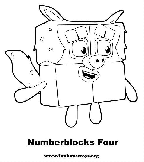 Numberblocks coloring pages printable for free download