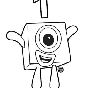 Numberblocks coloring pages printable for free download