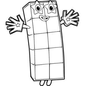 Numberblocks coloring pages printable for free download