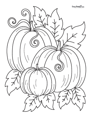 Pumpkin coloring pages