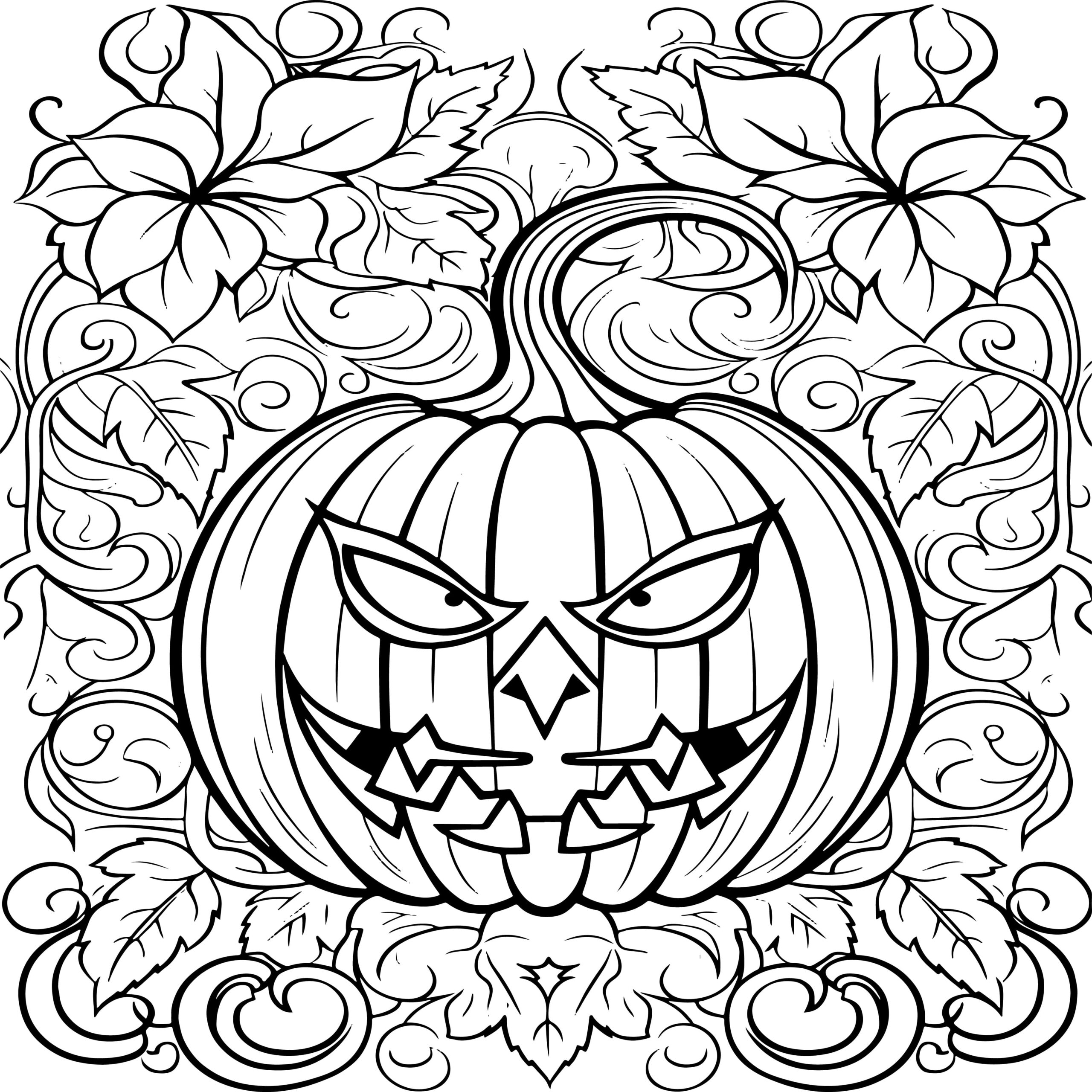 Halloween pumpkin coloring book great coloring pages for boys and girls made by teachers